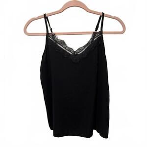 ARIZONA JEAN CO lacy camisole black, women’s size S, EUC